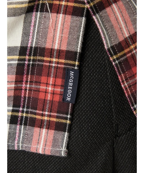McGREGOR（マックレガー）の「微起毛杢チェック（シャツ/ブラウス・メンズ・レッド/グリーン/ネイビー・M/L/XL）」の13枚目の写真