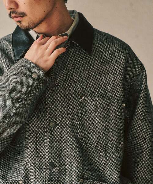 セール】ウールツイード カバーオール（カバーオール）｜417 EDIFICE