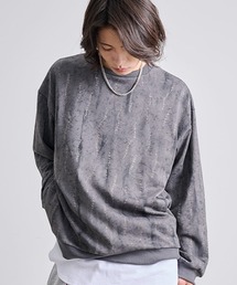 Revo.（レボ）の「Revo. フェードダイ ダメージ加工 クルーネック プルオーバー（スウェット）」