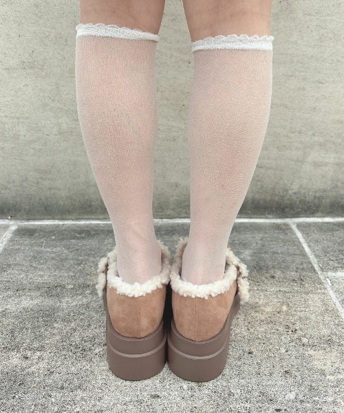 フィント ベルト使いフェイクムートンシューズ ブラウン Mサイズ フィント F i.n.t ベルト使いフェイクムートンシューズ （BROWN