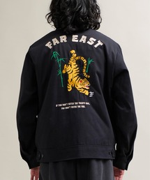 Coffee & Cigarettes（コーヒーアンドシガレッツ）の「10B14　FAR EAST TIGER WORK JACKET ファーイースト タイガーワークジャケット（ブルゾン・メンズ）」