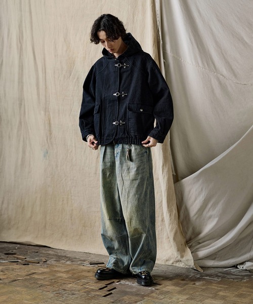 ヴィンテージライク ヘビーウェイト ファイヤーマン ジップパーカー