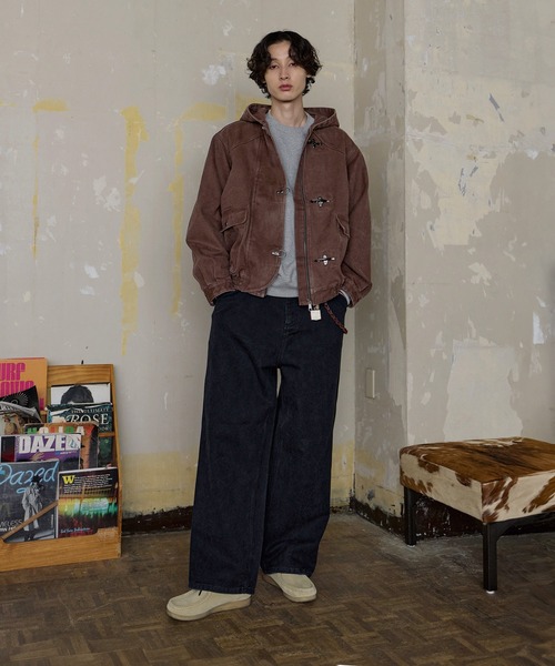 Bleme ヴィンテージライク ヘビーウェイト ファイヤーマン ジップパーカー Bleme パーカー ヴィンテージライク ヘビーウェイト ファイヤーマン