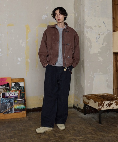 ヴィンテージライク ヘビーウェイト ファイヤーマン ジップパーカー