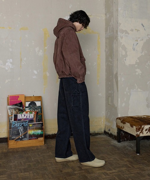 ヴィンテージライク ヘビーウェイト ファイヤーマン ジップパーカー