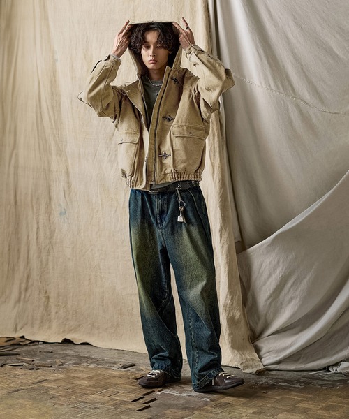 ヴィンテージライク ヘビーウェイト ファイヤーマン ジップパーカー