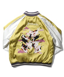 HOUSTON（ヒューストン）の「HOUSTON スカジャン(百猫)（スカジャン
