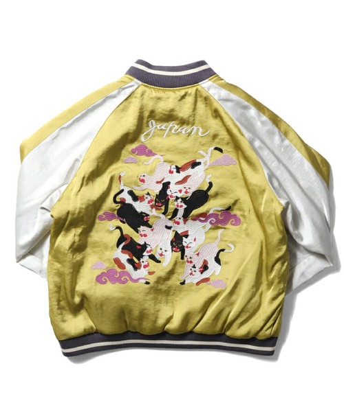 HOUSTON スカジャン(百猫)（スカジャン）｜HOUSTON（ヒューストン）の