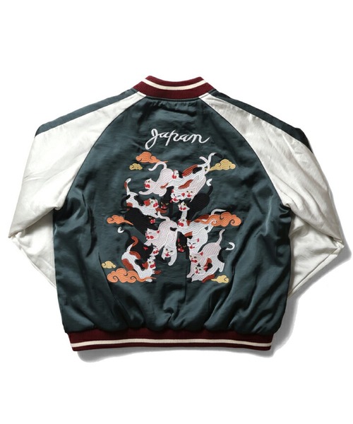 HOUSTON スカジャン(百猫)（スカジャン）｜HOUSTON（ヒューストン）の