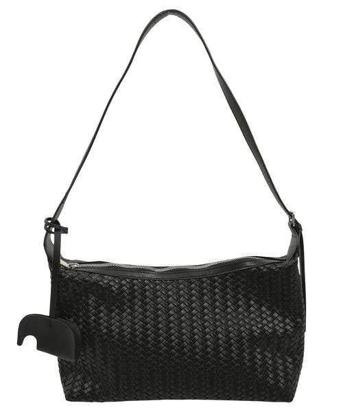 KOBE LETTUCE(コウベレタス)の「バッグチャーム付きメッシュバッグ(ショルダーバッグ・レディース・ブラウン/ブラック・F)」の10枚目の写真