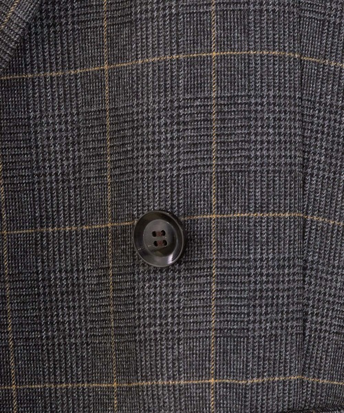 marmors（マルモア）の「【marmors】double tailored jacket（テーラードジャケット・レディース・ブラウン/チャコールグレー/マルチ・36）」の10枚目の写真