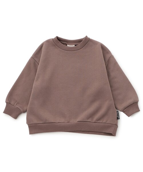 BREEZE(ブリーズ)の「【WEB限定/裏起毛】あったか無地ボーダートレーナー(スウェット・キッズ・ブラック/ブルー/その他12/ブラウン/ピンク/グリーン/キャメル/オレンジ/ミント/その他11・90/100/110/120/130/140/150/160)」の3枚目の写真