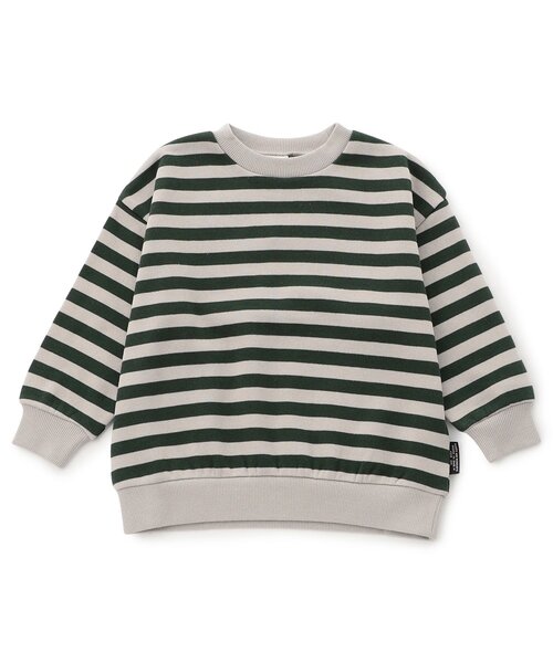 BREEZE(ブリーズ)の「【WEB限定/裏起毛】あったか無地ボーダートレーナー(スウェット・キッズ・ブラック/ブルー/その他12/ブラウン/ピンク/グリーン/キャメル/オレンジ/ミント/その他11・90/100/110/120/130/140/150/160)」の4枚目の写真