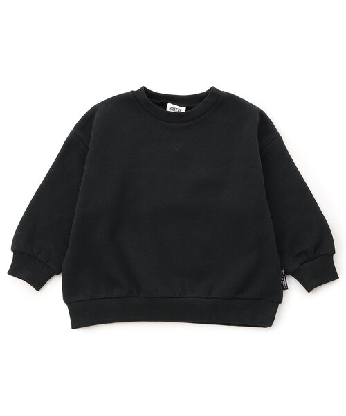 BREEZE(ブリーズ)の「【WEB限定/裏起毛】あったか無地ボーダートレーナー(スウェット・キッズ・ブラック/ブルー/その他12/ブラウン/ピンク/グリーン/キャメル/オレンジ/ミント/その他11・90/100/110/120/130/140/150/160)」の2枚目の写真