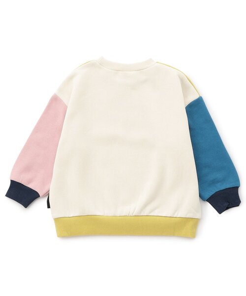 BREEZE(ブリーズ)の「【WEB限定/裏起毛】あったか無地ボーダートレーナー(スウェット・キッズ・ブラック/ブルー/その他12/ブラウン/ピンク/グリーン/キャメル/オレンジ/ミント/その他11・90/100/110/120/130/140/150/160)」の16枚目の写真