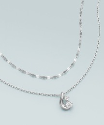 4℃ | 【Holiday Limited】 シルバー しずく ネックレス 2本セット(ネックレス)