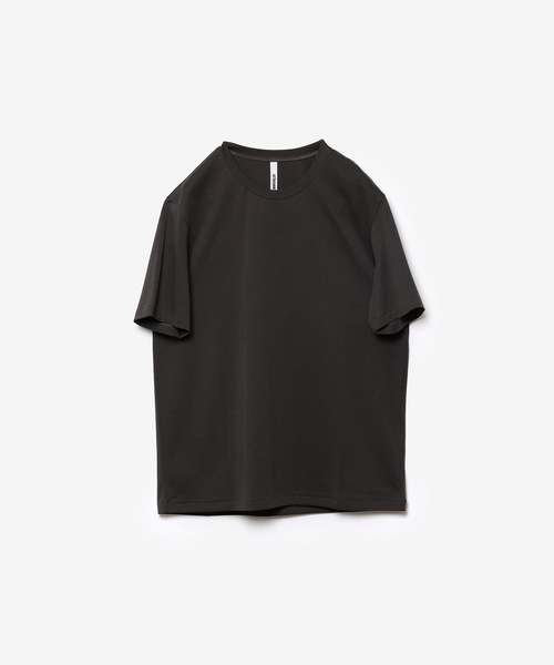 ATTACHMENT（アタッチメント）の「コットン ダブルフェイス スリムフィット S/S TEE / COTTON DOUBLE FACE SLIM FIT S/S TEE（Tシャツ/カットソー・メンズ・ダークグレー/ダークベージュ/ホワイト/ブラウン/ブラック・1/2/3）」の3枚目の写真