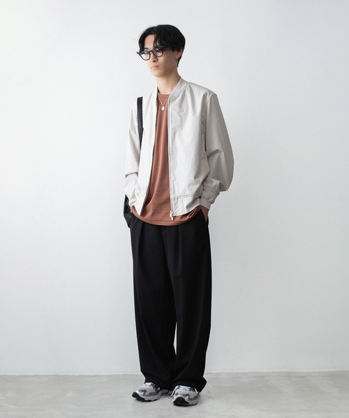 ATTACHMENT（アタッチメント）の「コットン ダブルフェイス スリムフィット S/S TEE / COTTON DOUBLE FACE SLIM FIT S/S TEE（Tシャツ/カットソー・メンズ・ダークグレー/ダークベージュ/ホワイト/ブラウン/ブラック・1/2/3）」の20枚目の写真