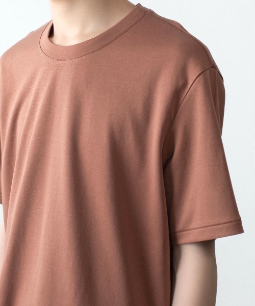 ATTACHMENT(アタッチメント)の「コットン ダブルフェイス スリムフィット S/S TEE / COTTON DOUBLE FACE SLIM FIT S/S TEE(Tシャツ/カットソー・メンズ・ダークグレー/ダークベージュ/ホワイト/ブラウン/ブラック・1/2/3/4)」の15枚目の写真
