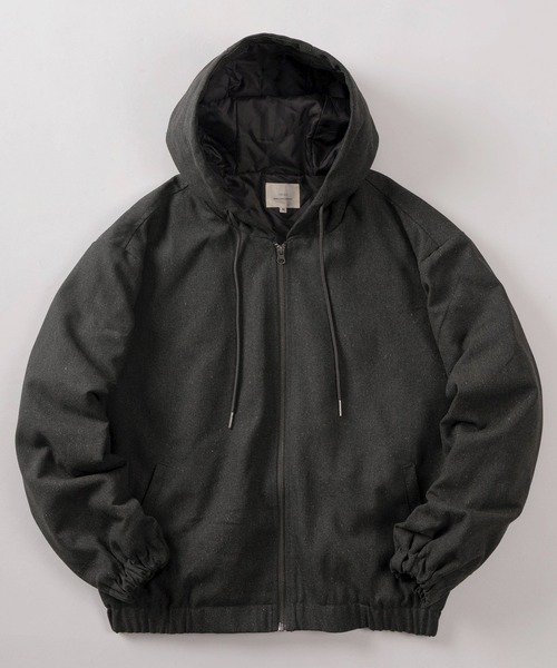 セール】【81】ダック 中綿入り フードブルゾン／ワークブルゾン