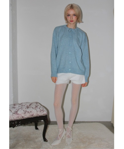 IMARI(イマリ)の「【 IMARI / イマリ 】 もこもこ フェイクファー ショート ニット パンツ #(その他パンツ・レディース・ブラック/ホワイト・FREE)」の7枚目の写真