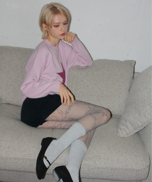 IMARI(イマリ)の「【 IMARI / イマリ 】 もこもこ フェイクファー ショート ニット パンツ #(その他パンツ・レディース・ブラック/ホワイト・FREE)」の9枚目の写真