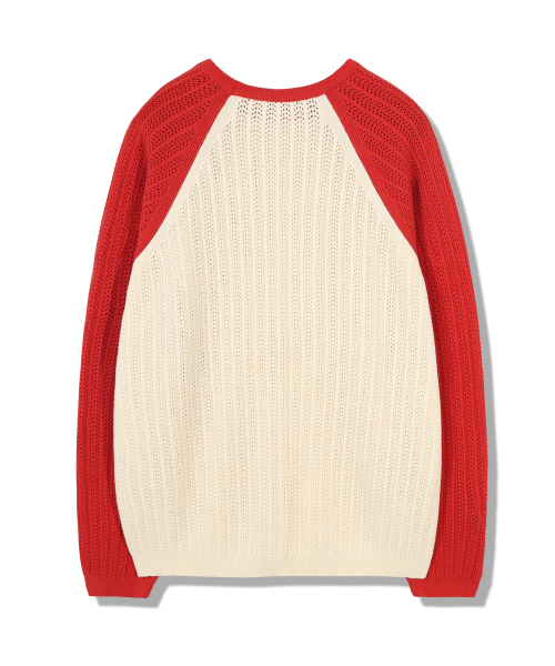 GUBIN(グビン)の「ウェーブロゴチェーンニット - レッド(ニット/セーター・レディース・その他・MEDIUM/LARGE)」の3枚目の写真
