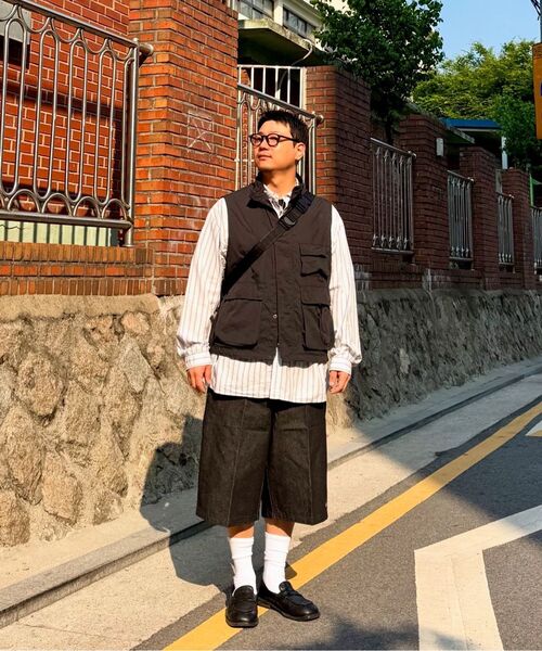 MUSINSA STANDARD（ムシンサスタンダード）の「[シティレジャー] CNマルチポケットベスト [ブラック]（ベスト・メンズ・その他・LARGE/X-LARGE/XX-LARGE/MEDIUM）」の10枚目の写真