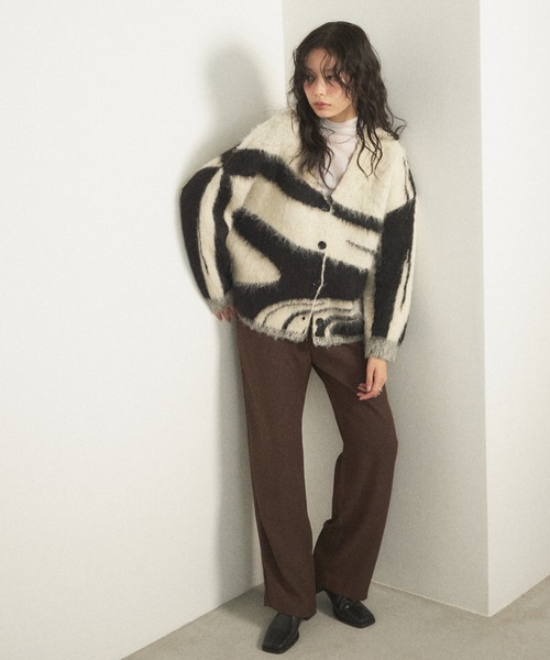 セール】アクセントブラッシュドカーディガン（カーディガン/ボレロ