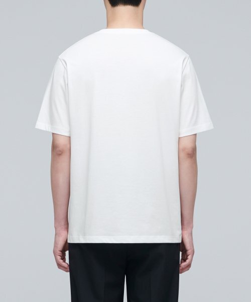 MUSINSA STANDARD（ムシンサスタンダード）の「スーピマベーシッククルーネックTシャツ[クリーム]（Tシャツ/カットソー・メンズ・その他・MEDIUM/LARGE/X-LARGE/XX-LARGE/XXX-LARGE/SMALL）」の3枚目の写真