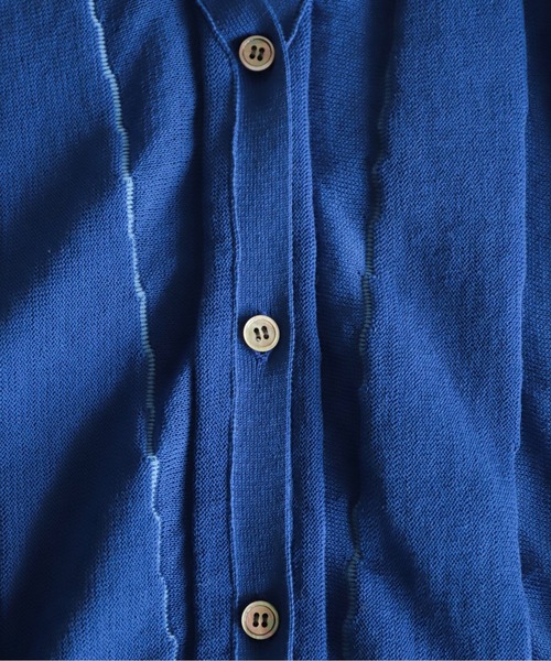 NOMBRE IMPAIR（ノンブルアンペール）の「ハイツイストコットン　タックラインVカーデ（カーディガン/ボレロ・レディース・ブルー/ライトグリーン/ホワイト・FREE）」の14枚目の写真