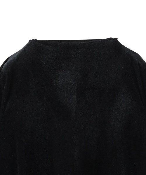 Viaggio Blu(ビアッジョブルー)の「シアーベロアカットソー≪手洗い可能≫(Tシャツ/カットソー・レディース・ブラック/ホワイト・M/L)」の20枚目の写真
