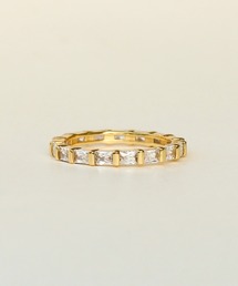 NOIR DE POUPEE（ノワールドプーペ）の「【WEB限定】silver925 スクエアキュービックジルコニア　フルエタニティリング（リング）」