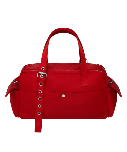 BLACKPURPLE(ブラックパープル)の「オーバーロードカーゴバッグ Overload Cargo Bag_Red(ボストンバッグ・レディース・レッド・FREE)」の2枚目の写真