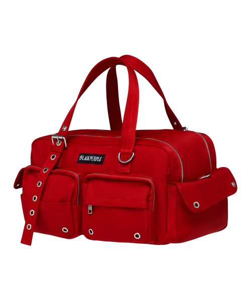 BLACKPURPLE(ブラックパープル)の「オーバーロードカーゴバッグ Overload Cargo Bag_Red(ボストンバッグ・レディース・レッド・FREE)」の3枚目の写真