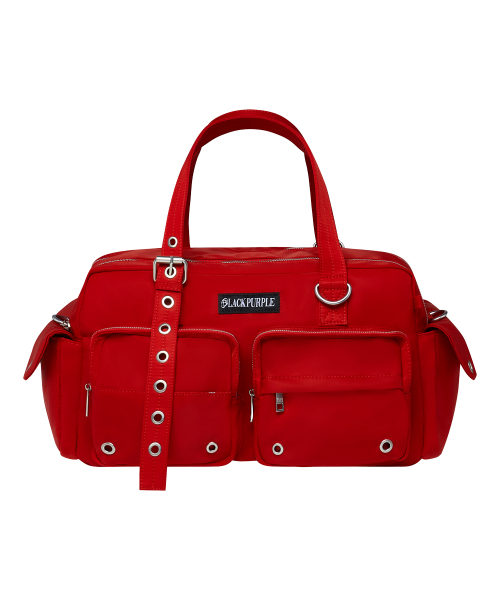 BLACKPURPLE(ブラックパープル)の「オーバーロードカーゴバッグ Overload Cargo Bag_Red(ボストンバッグ・レディース・レッド・FREE)」の4枚目の写真
