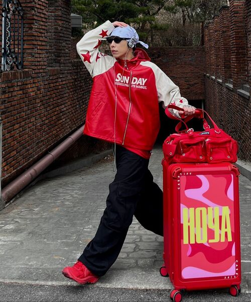 BLACKPURPLE(ブラックパープル)の「オーバーロードカーゴバッグ Overload Cargo Bag_Red(ボストンバッグ・レディース・レッド・FREE)」の11枚目の写真