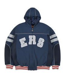 ERSCO（イーアルエスコ）の「アメリカンフットボールスタジアムジャンパー_ネイビー（スタジャン）」