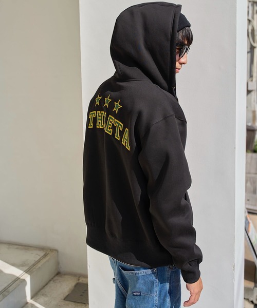 【xavi76】ATHLETA アスレタ 裏起毛スウェット ジップパーカー セール】［ athleta ］裏起毛スウェットジップアップフーディ