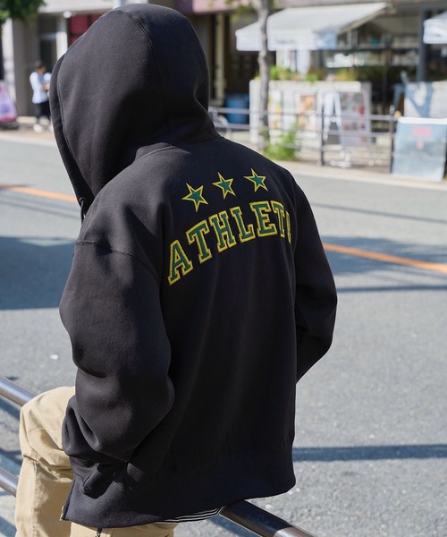ATHLETA（アスレタ）の「［ athleta ］裏起毛スウェットジップアップフーディ（パーカー・レディース・杢グレー/グレー系/ブラック/ブラック系・1/2）」の16枚目の写真