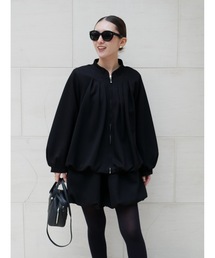 BeBeoD（べベッド）の「タックデザインバルーンジャケット（ノーカラージャケット）」