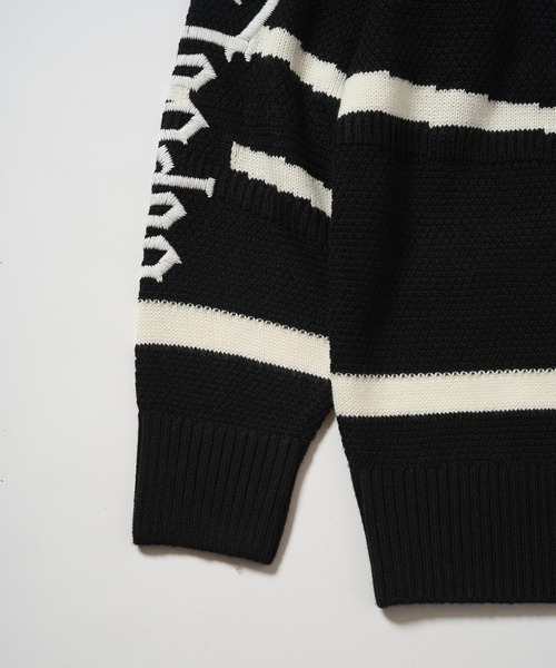 BOY LONDON(ボーイロンドン)の「【BOY LONDON】BOY Embroidery Puzzle KNIT(ニット/セーター・メンズ・ブラック・MEDIUM/LARGE)」の7枚目の写真