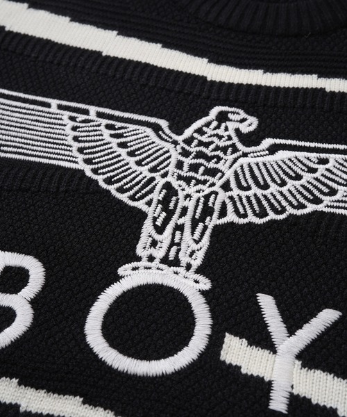 BOY LONDON(ボーイロンドン)の「【BOY LONDON】BOY Embroidery Puzzle KNIT(ニット/セーター・メンズ・ブラック・MEDIUM/LARGE)」の10枚目の写真