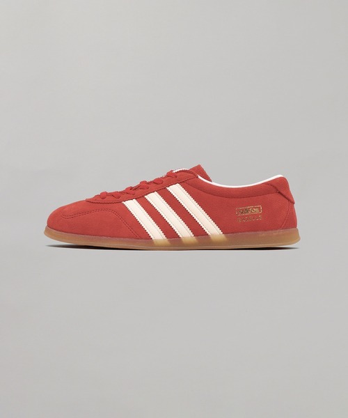 adidas(アディダス)の「adidas GAZELLE LO PRO W JR5744(スニーカー・レディース・レッド・23㎝/24㎝/24.5㎝/25㎝/23.5㎝)」の1枚目の写真