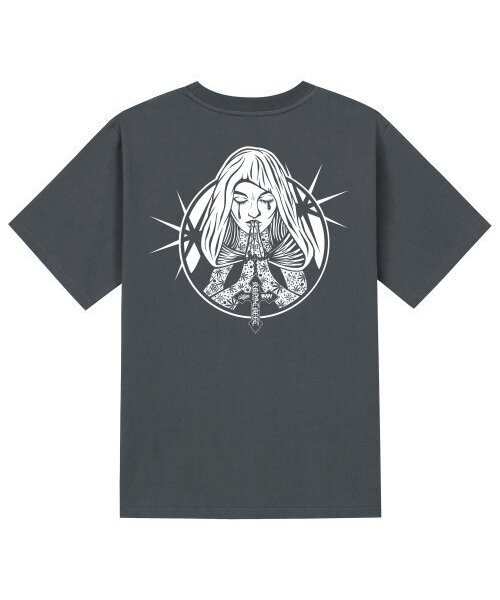KAN6312(カン6312)の「KTG0191 マリア 半袖Tシャツ グレー(Tシャツ/カットソー・メンズ・その他・LARGE/MEDIUM/SMALL/X-LARGE)」の1枚目の写真