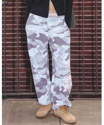 EMBLEM PRINTING JOGGER PANTS CAMO
