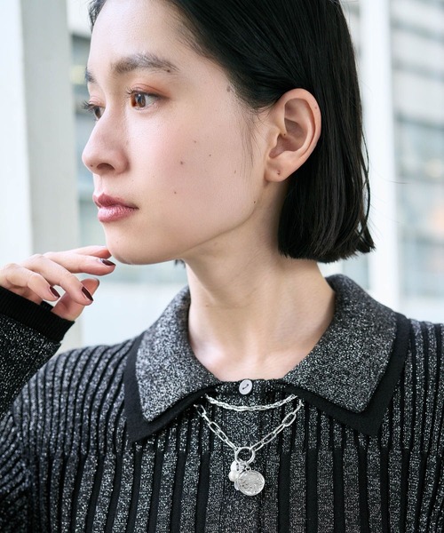 HARE(ハレ)の「2レンパーツツキネックレス(HARE)(ネックレス・レディース・シルバー/ゴールド・FREE)」の5枚目の写真