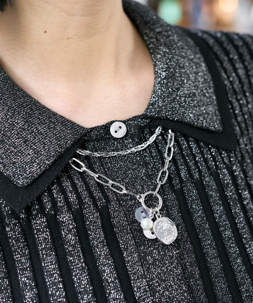 HARE(ハレ)の「2レンパーツツキネックレス(HARE)(ネックレス・レディース・シルバー/ゴールド・FREE)」の6枚目の写真