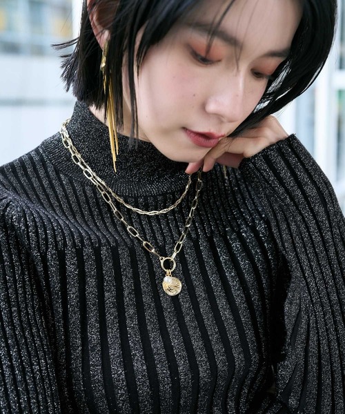 HARE(ハレ)の「2レンパーツツキネックレス(HARE)(ネックレス・レディース・シルバー/ゴールド・FREE)」の8枚目の写真