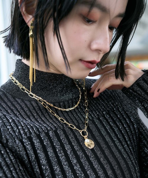 HARE(ハレ)の「2レンパーツツキネックレス(HARE)(ネックレス・レディース・シルバー/ゴールド・FREE)」の10枚目の写真